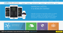 Desktop Screenshot of kron-telekom.si