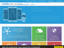 Tablet Screenshot of kron-telekom.si